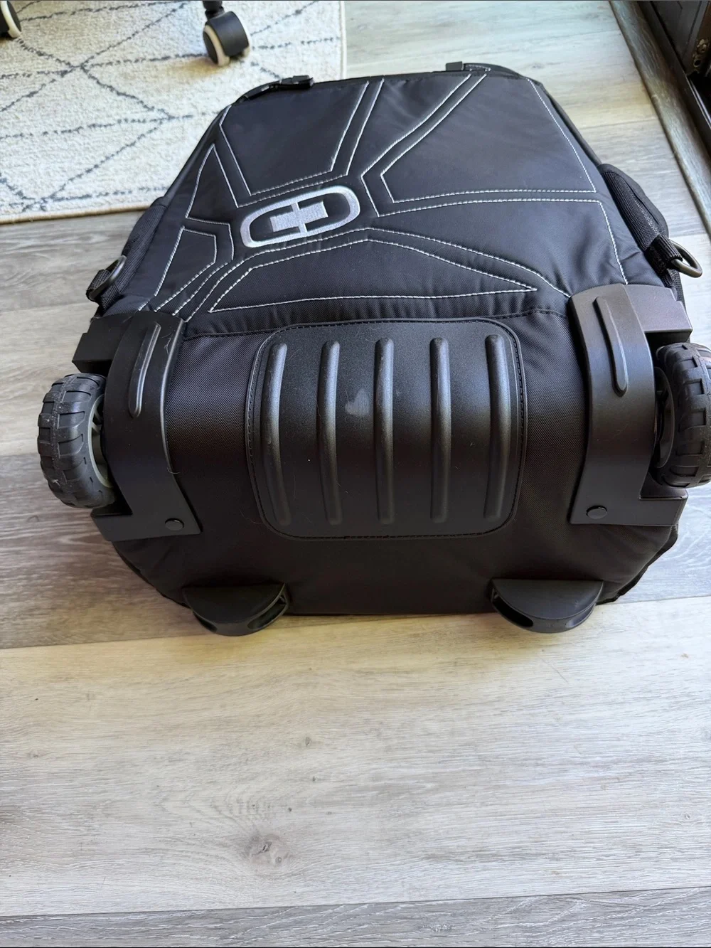 OGIO NBC Sports Logo Rolling Backpack Multi-Pocket Travel Bag
